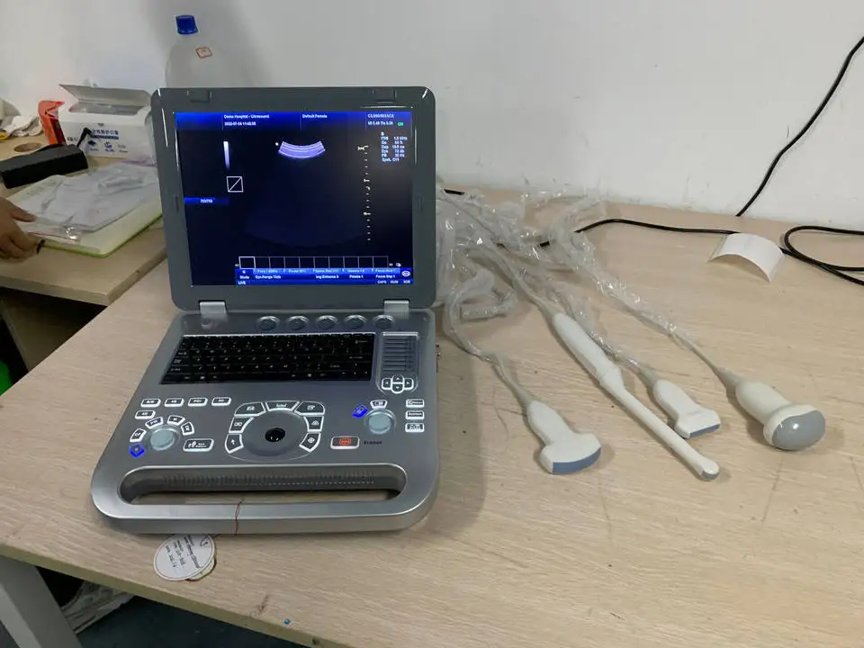JM-906B laptop ultrasonic machine cheap 3D 4D Color Doppler scanner with battery