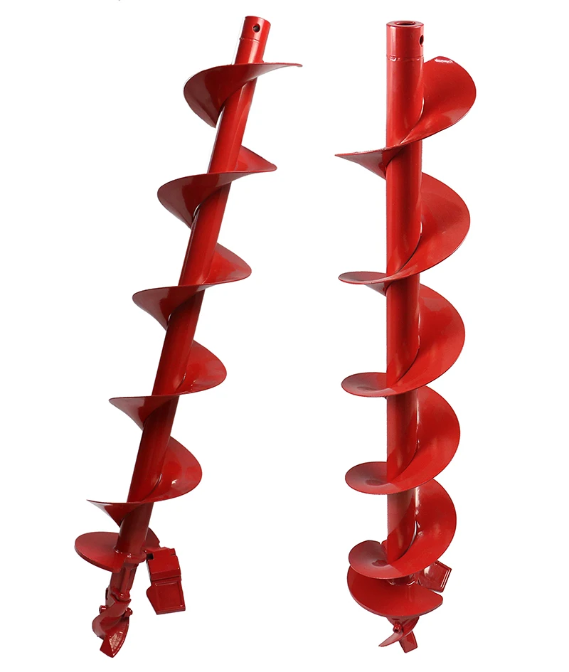 Tree planting digging machine auger spiral drill bit for earth drilling