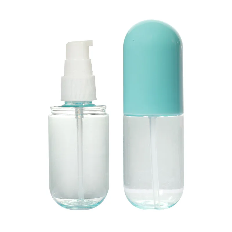 
40ml 60ml 100ml Macaron pill shaped spray bottle packaging 