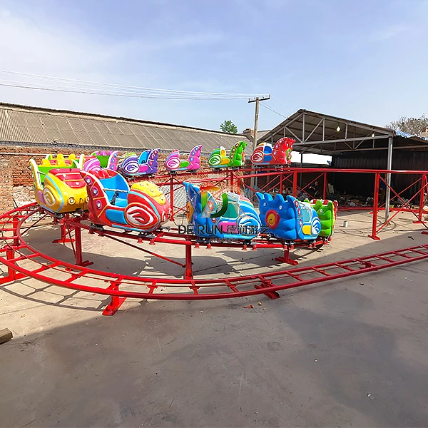 
Kiddie Mini Roller Coaster Electric Car Carnival Game Mini Space Shuttle Rides 