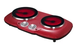Double burner ceramic hot plate