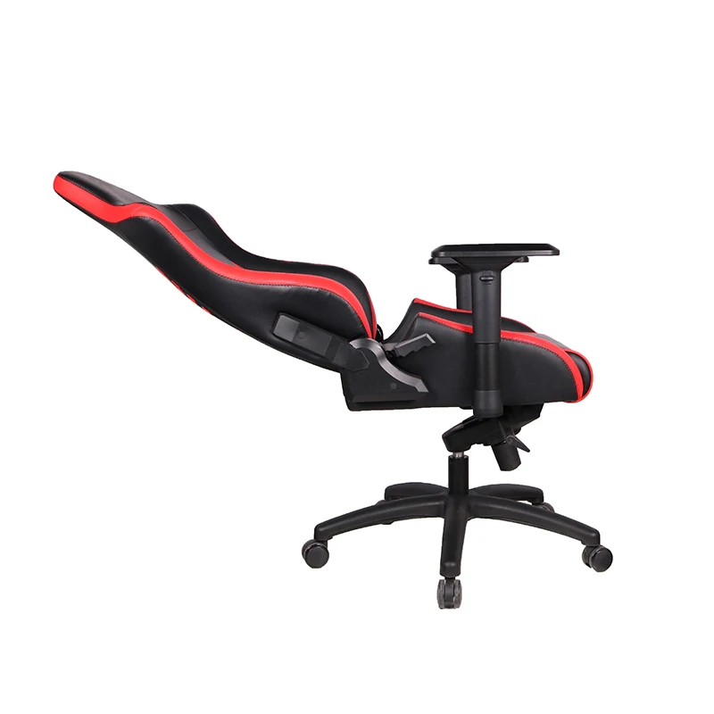 PC OEM Adjustable Custom Ergonomic Red PU Leather Boss Gaming Chair