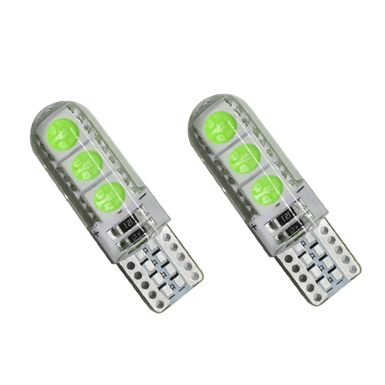 Super Bright T10 W5W 921 6SMD LED Silicone LED Lights 3030 Car Auto Canbus Reverse Light Reversing Lighting Back up Lamp