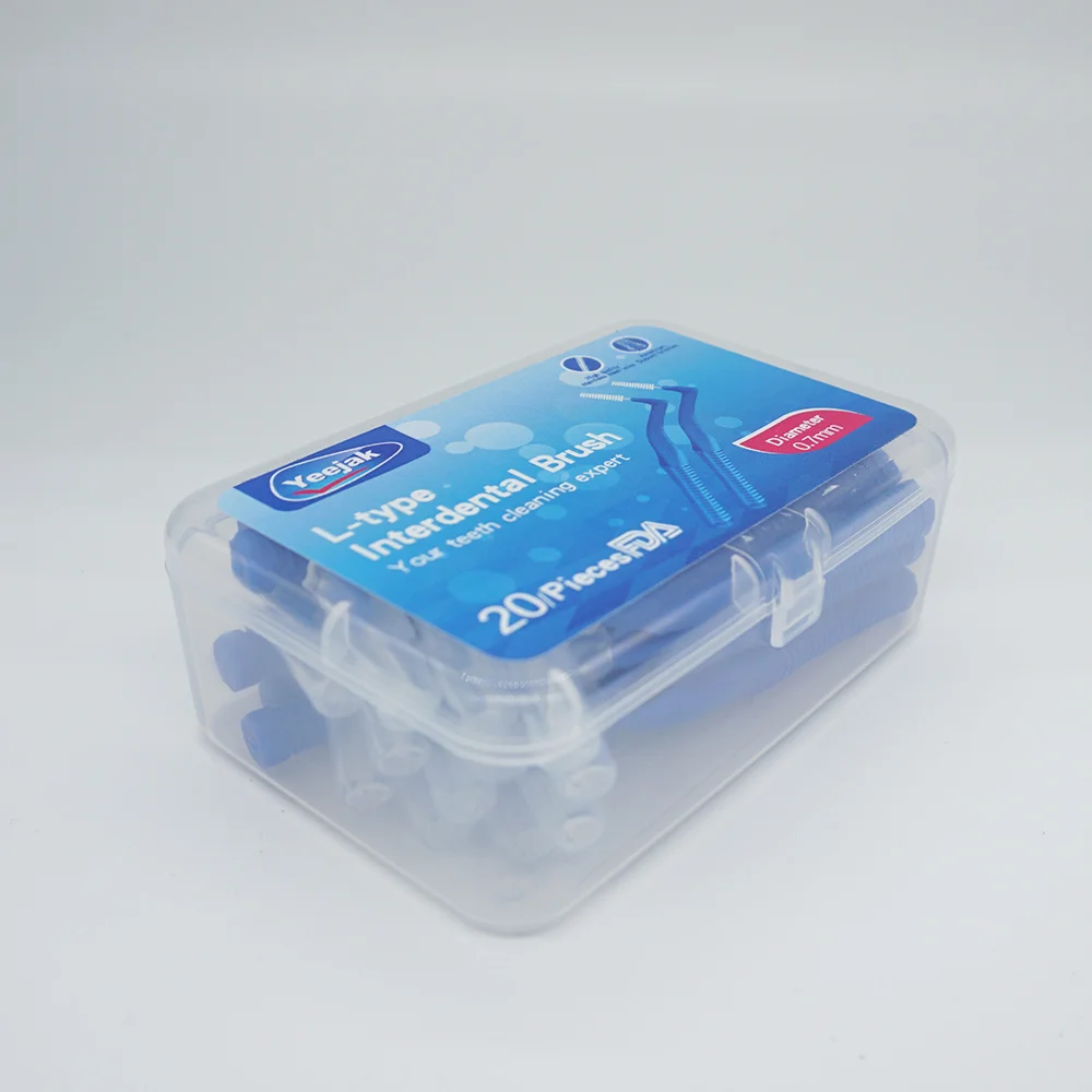 Top picks Interdental Brush Plastic Manufacturer L Type Orthodontics Braces Factory Dental Floss Biodegradable 120pcs 0.7mm