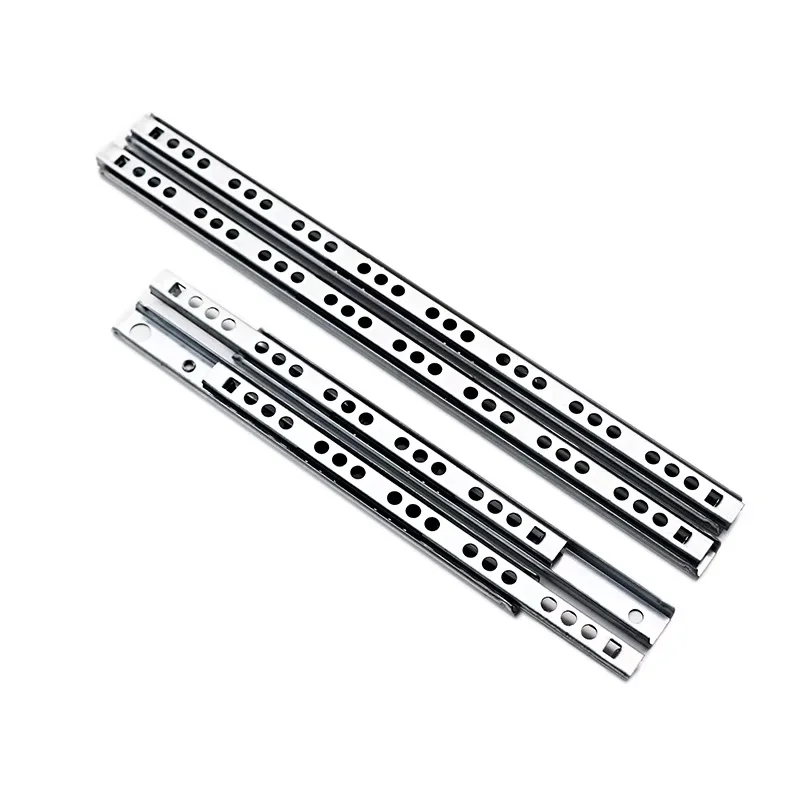 CS1017SX Light load kitchen drawer slide basket 3/4 extension side mounting cold rolled steel ball bearing drawer slide