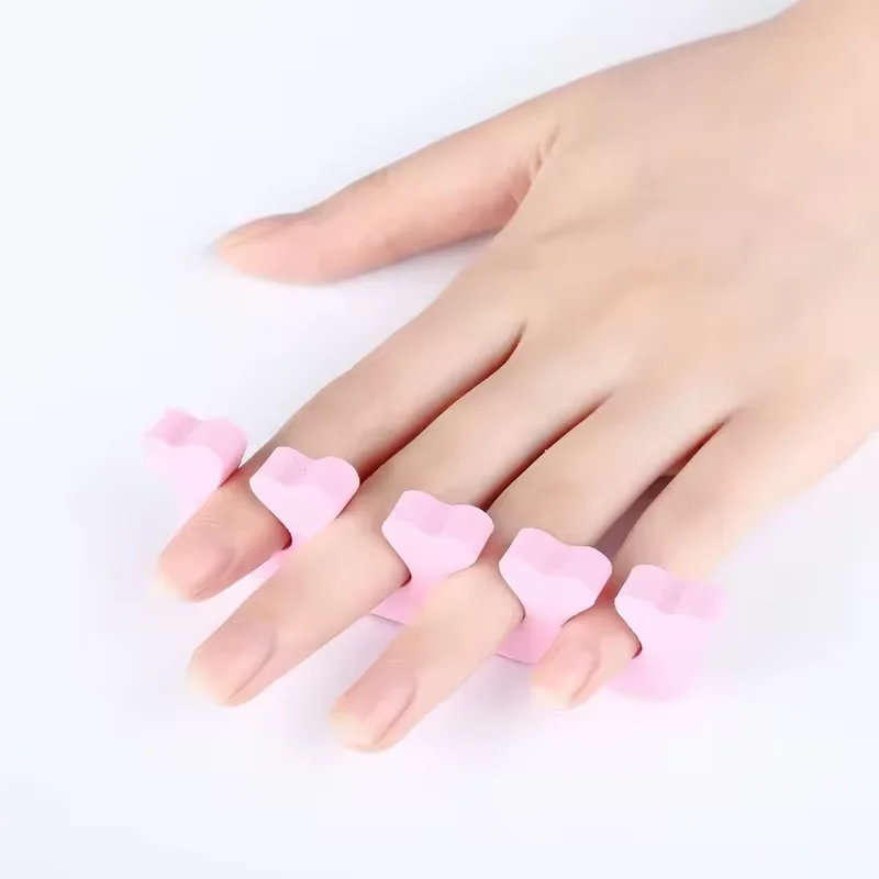 Finger Toe Splitter for Manicure Tool Heart Shape Toe Separators