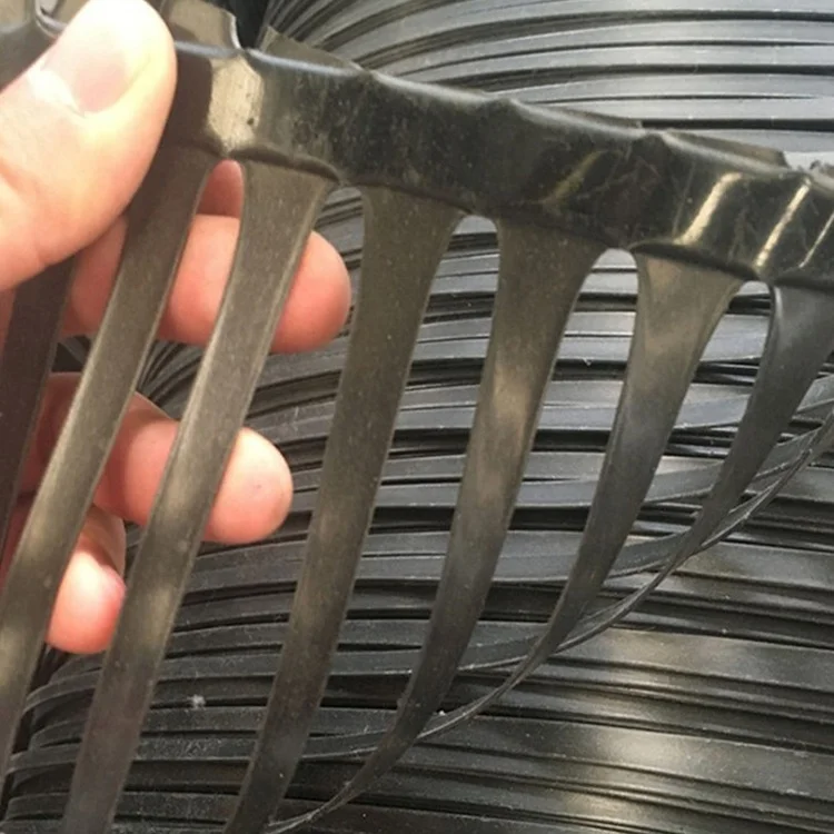High Strength Polyester Uniaxial Geogrid for Soil Reinforcement