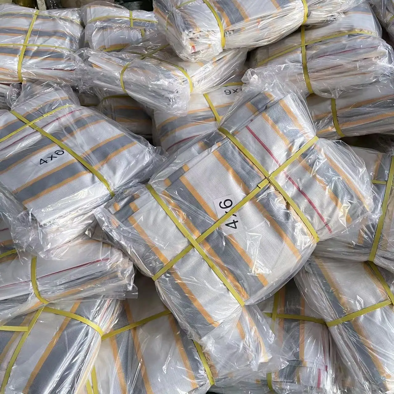 PE Tarpaulin 100% New Material Waterproof HDPE Laminated Plastic Multi-purpose Tarpaulins For Trucks Hot Selling in Africa