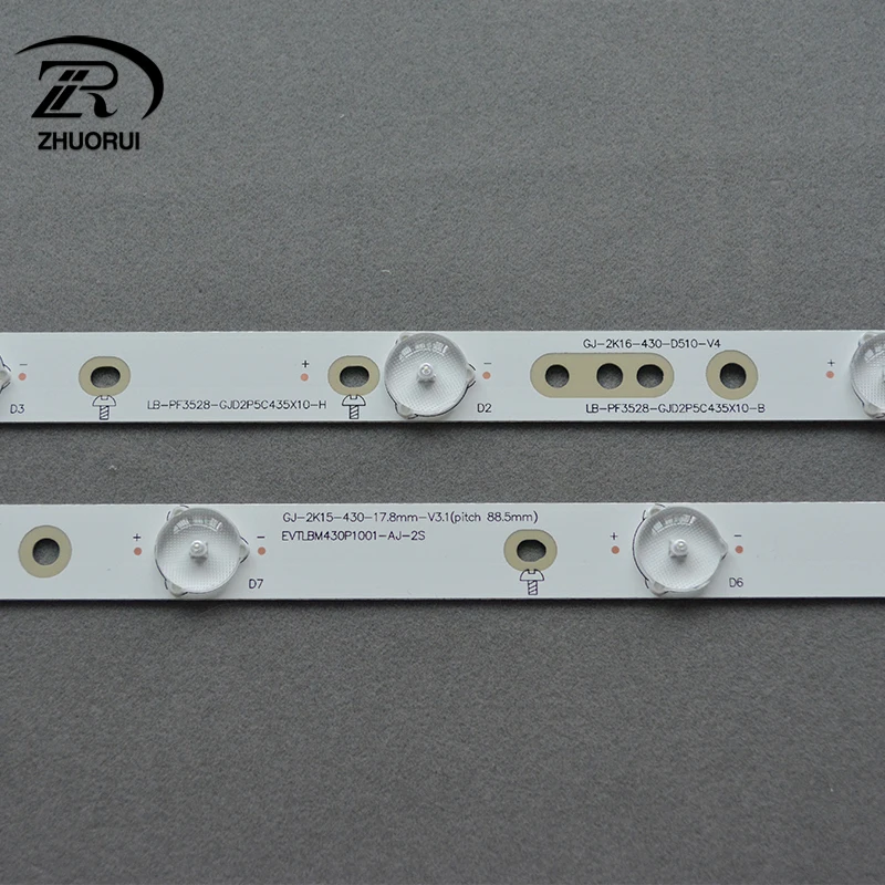 ZR- 108 high quality led tv backlight  LBM430P1001 AE  LB-PF3528-GJD2P5C435X10-B/H for Ha-ier LE43A3300 Backlight Strips