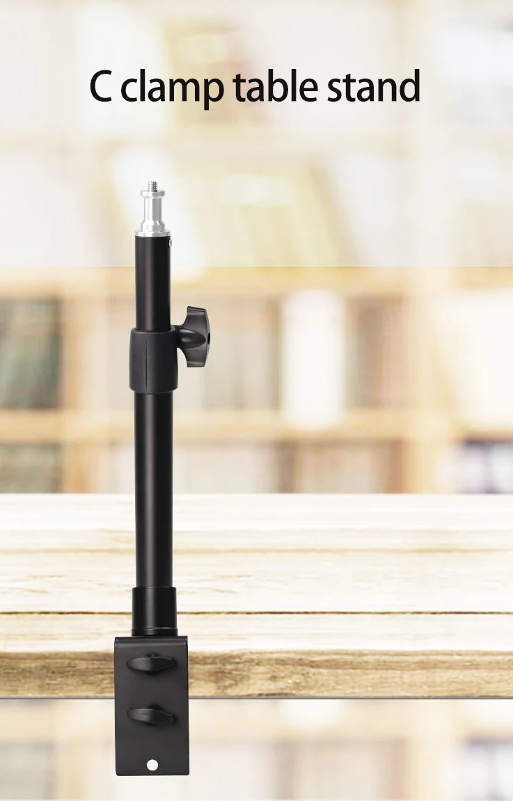  phone desktop holder stand Hot selling Adjustable desk clamp tripod Metal Table Clamp C