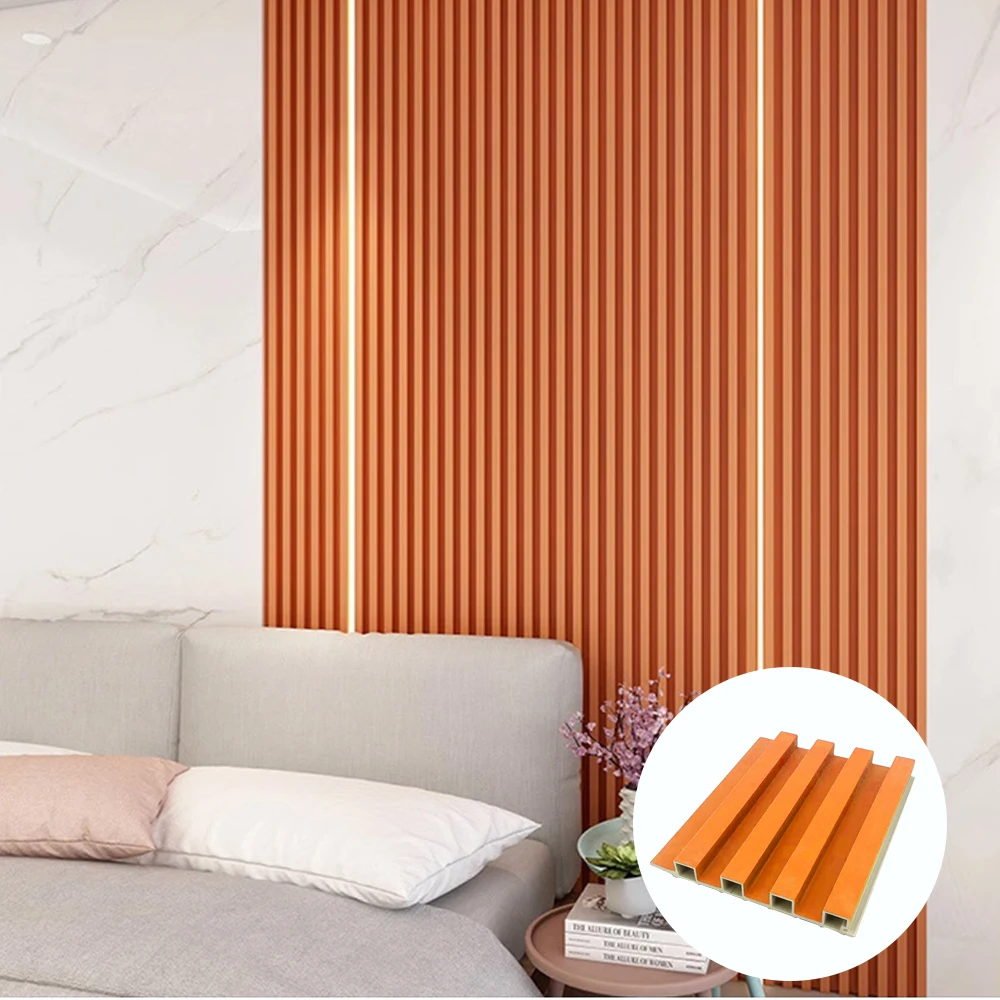 Современные WPC великолепные стеновые панели по заводской цене, индивидуальная решетка из ПВХ, облицовка стен, домашний отель, огнеупорная внутренняя отделка