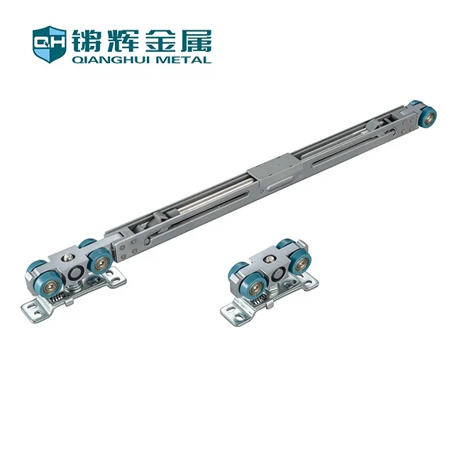 Sliding Door Buffer Damper Set With Screws Alloy Track Pulley Bumper for wood  door