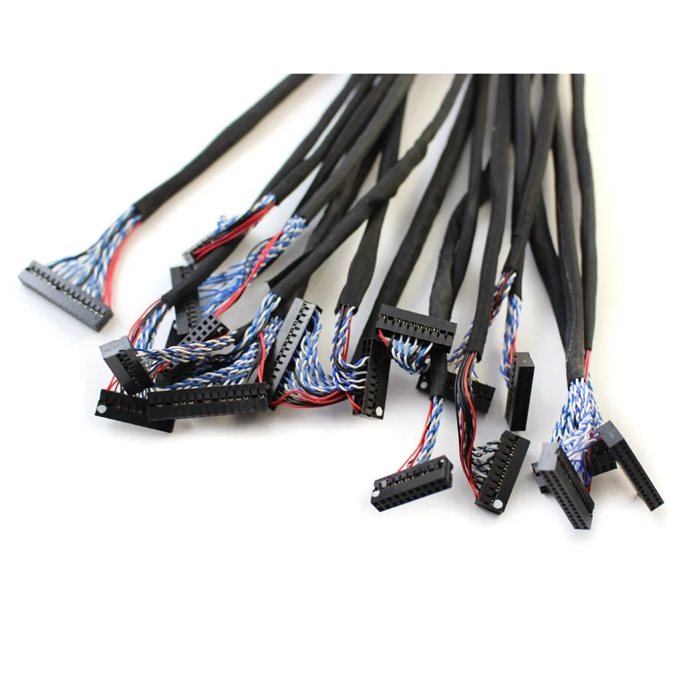 30 pin HRS housing  TFT LCD LVDS Harness Cable