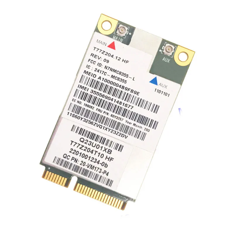 Sierra MC8355 GOBI3000 GPS 3G HSPA EVDO WWAN Wireless Card for Lenovo Thinkpad X220 T420 T520 X230 T430 T530 W520 W530 60Y3257