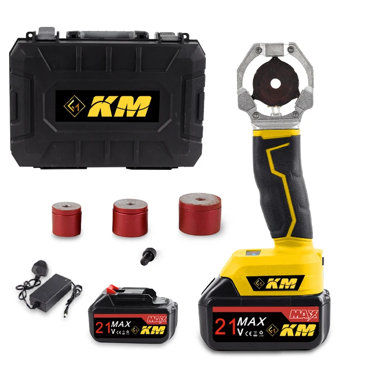 KM Temperature Adjustable Digital Display  Lithium Battery Cordless Hot Air Melting Machine