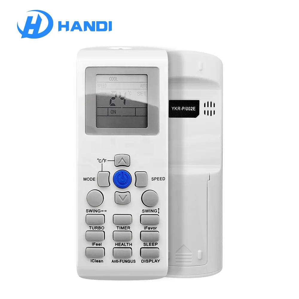 New Genuine Original Universal Digital LED Display AC remote controller for AUX Air conditioner Remote Control YKR-P/002E /001E