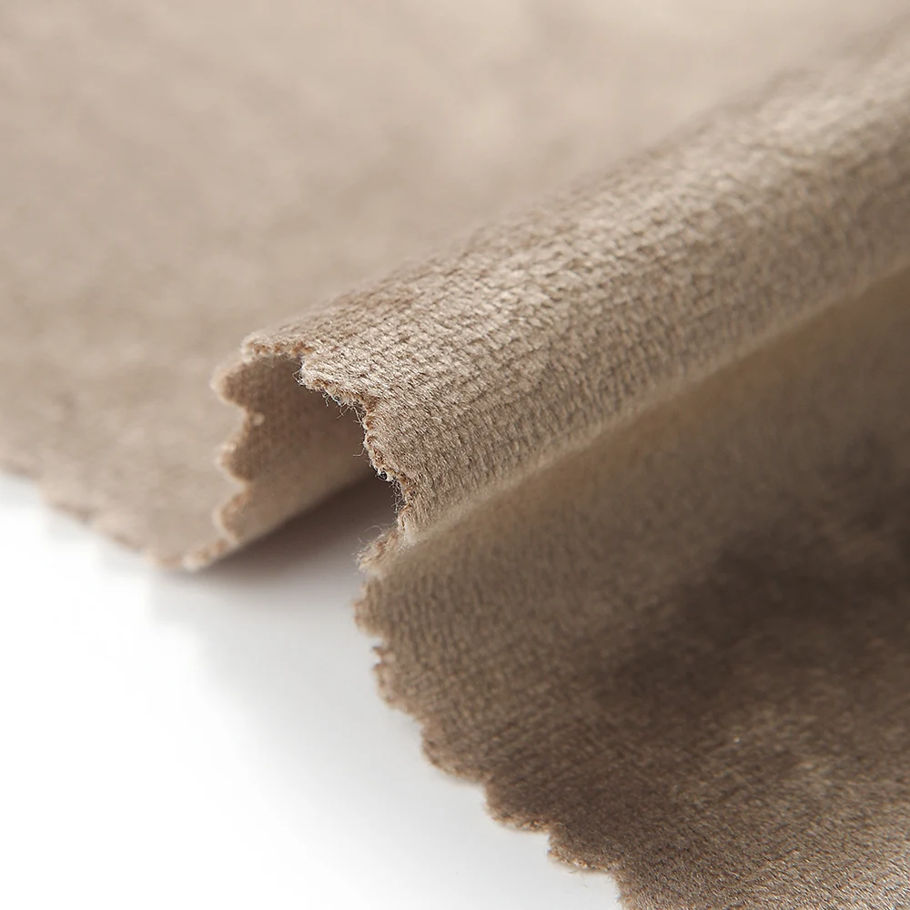 2023 Customized 180~300GSM Holland Velvet Fabric 100% Polyester Upholstery Fabric For Sofa Home Textile Wholesale