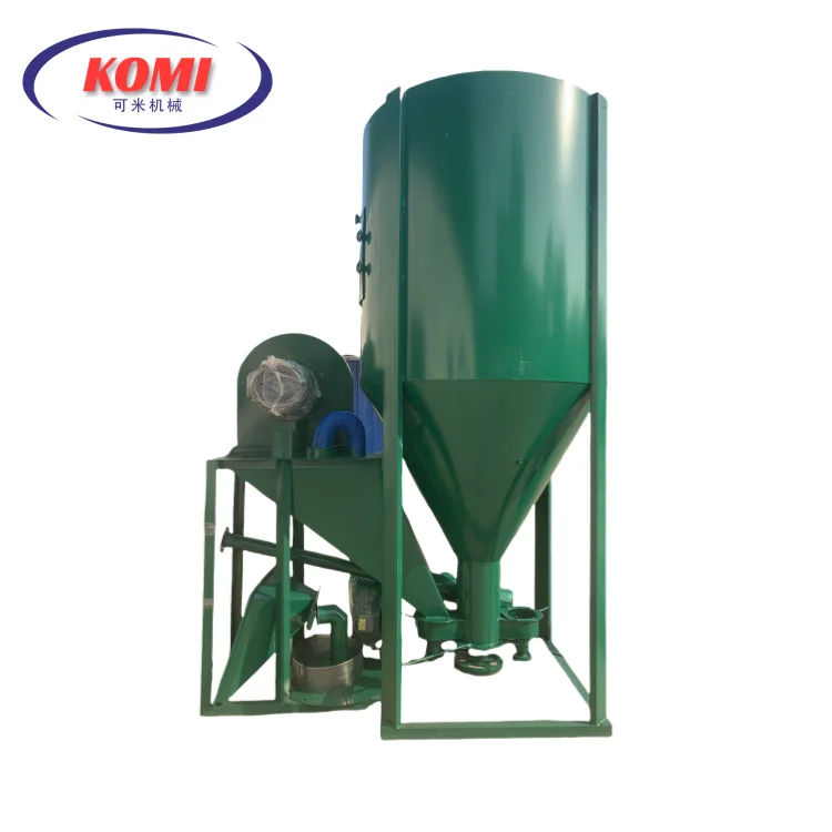 Grain Feed Crushing Mixing Machine for Poultry Fish Livestock Farm Animals with Used Condition Used Engine as Core Component