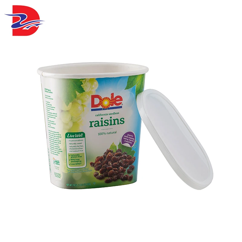 Customized professional disposable food container kraft paper ice cream coffee soup bowl cup packaging