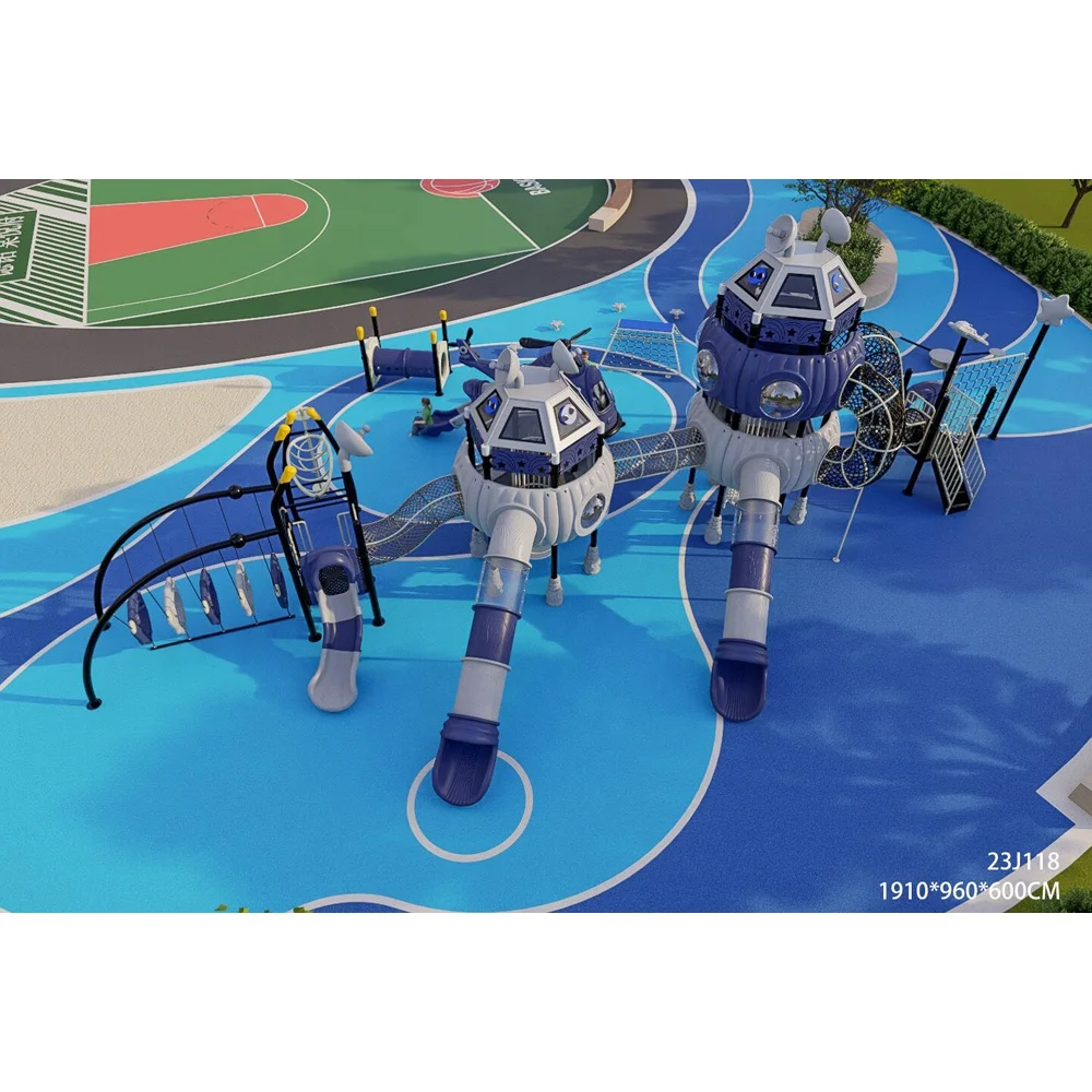 commercial outdoor playground playhouse slide inflatable equipment price play house for kids children play set