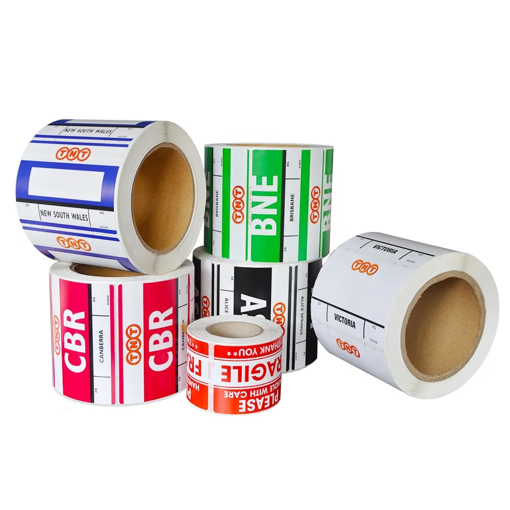 Whirte/умереть вырезать наклейки по индивидуальному заказу с логотипом OEM печать пустой клей штрих-код тепловой рулона этикеток