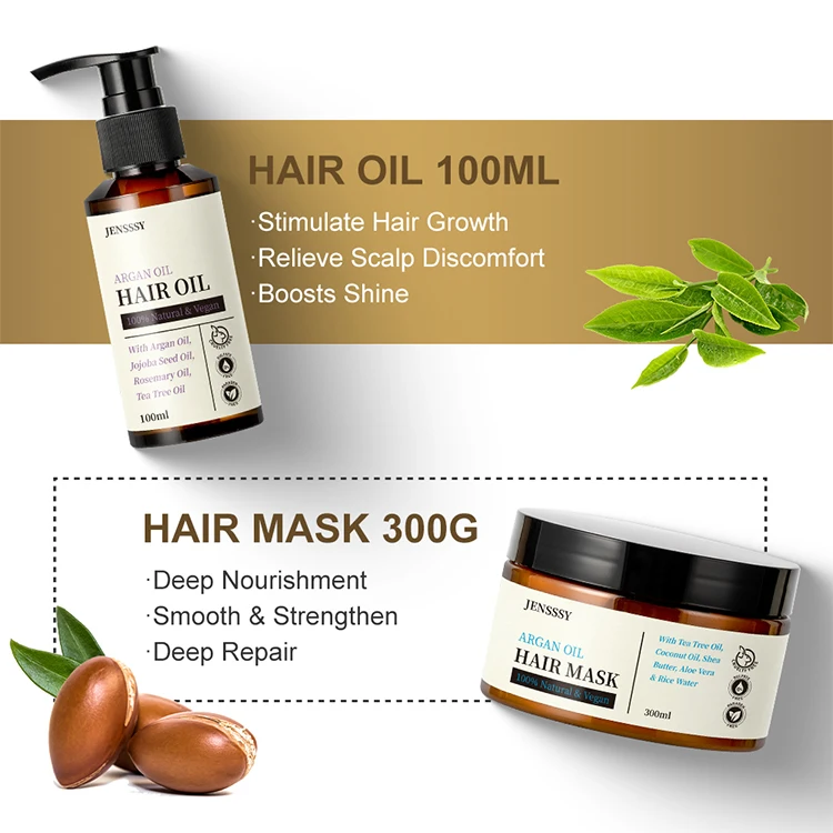 Private label organic rosemary oil hair growth keratin collagen hair treatment mask sulfate free shampoo conditioner hair care