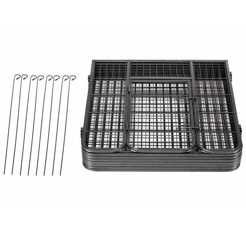 cheap pet cage chenil cour classic indoor large wire dog enclosure, DIY Metal Portable Small Pet Cat Dog Exercise Fence
