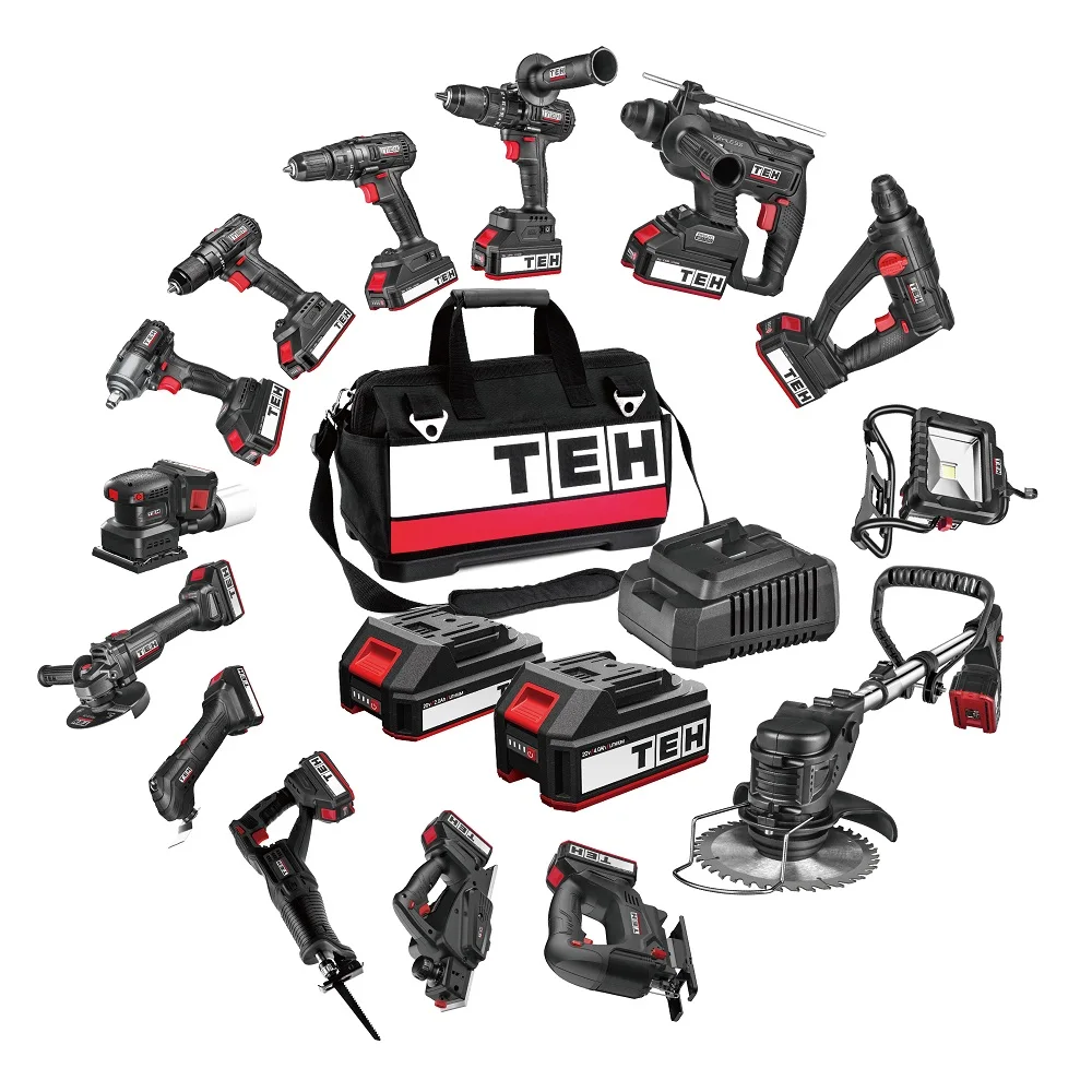 TEH Lightweight Professional Hand Planer 20v Cordless Mini Planer Woodworking Machine