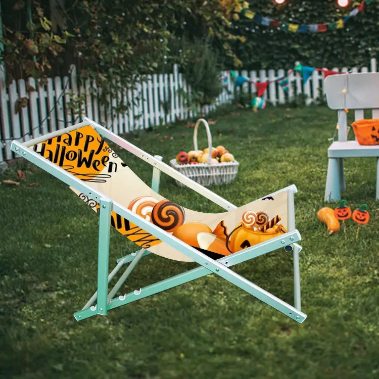 Popular Outdoor Foldable Backpack Portable Camping Chairs Modern Leisure Oxford Aluminum Camping Beach Chair Without Printing