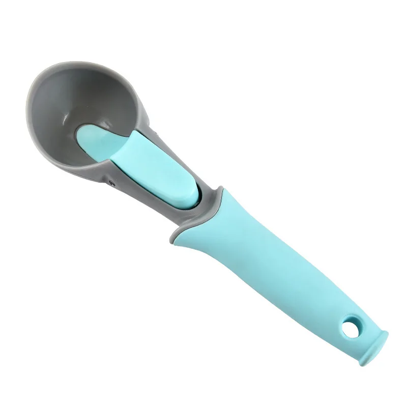 wholesale Easy Operate plastic ice cream scooper spade Plastic pink Ice Cream Scoop with Trigger