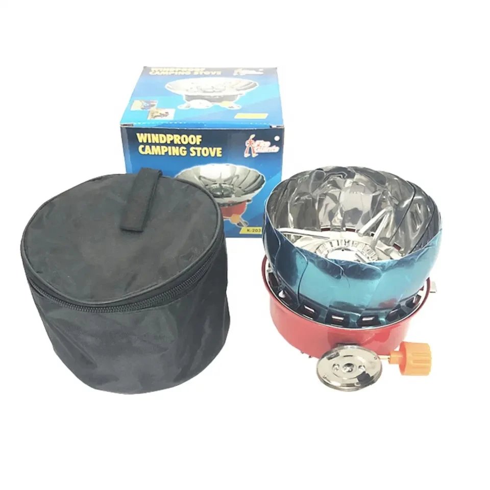 Outdoor Camping Stove Portable Snap-Type butane propane Lotus Burner Gas Cooking Stoves For Travelling Hiking Picnics