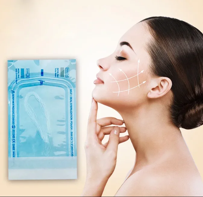 Collagen Line Gold Protein Peptide Thread Face Lift With Spray For Skin Moisturize Collagen Thread Face Lifting