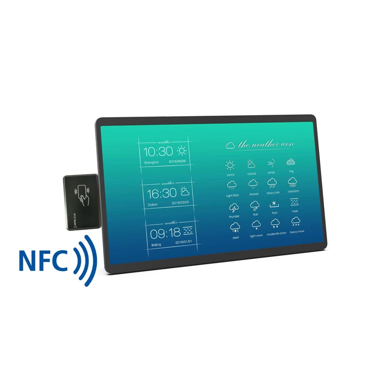 24-дюймовая интерактивная сенсорная настенная панель Win Android 12 Nfc Poe Tablet Lcd сенсорный экран монитор планшет