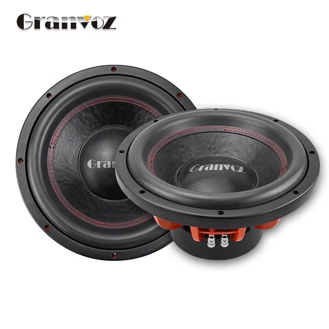 Алюминиевая рамка 1000 Вт двойной 2 Ом аудио 10 дюймов 12 дюймов Автомобильный сабвуфер динамик для грузовика