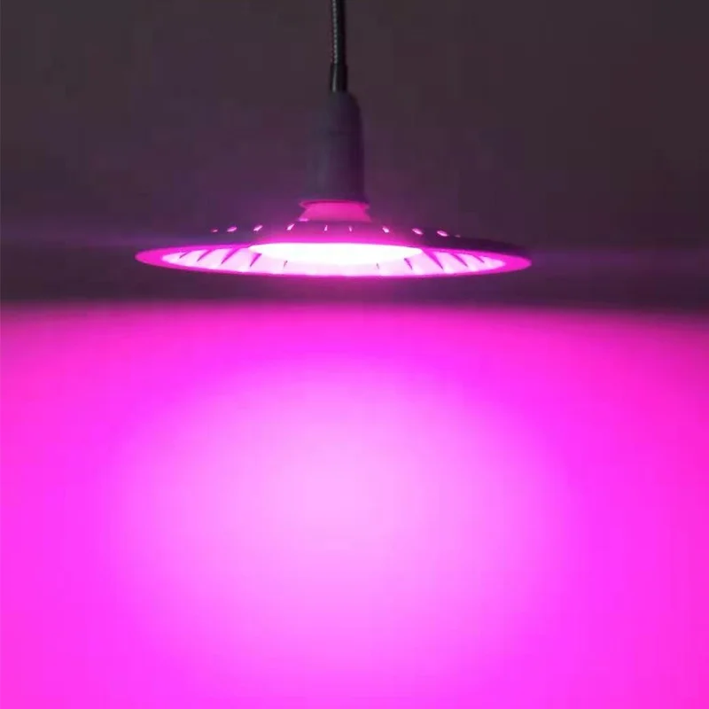 High Efficiency 50W E27 UFO Led Grow Light Full Spectrum Grow Bulb For Indoor Plants Hydroponic Greenhouse Veg Flower