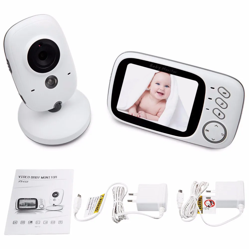 BABA ELETRONICA 3.2 inch Video Baby Monitor with Digital Camera 2 Way Talk 2.4Ghz Camaras De Vigilancia