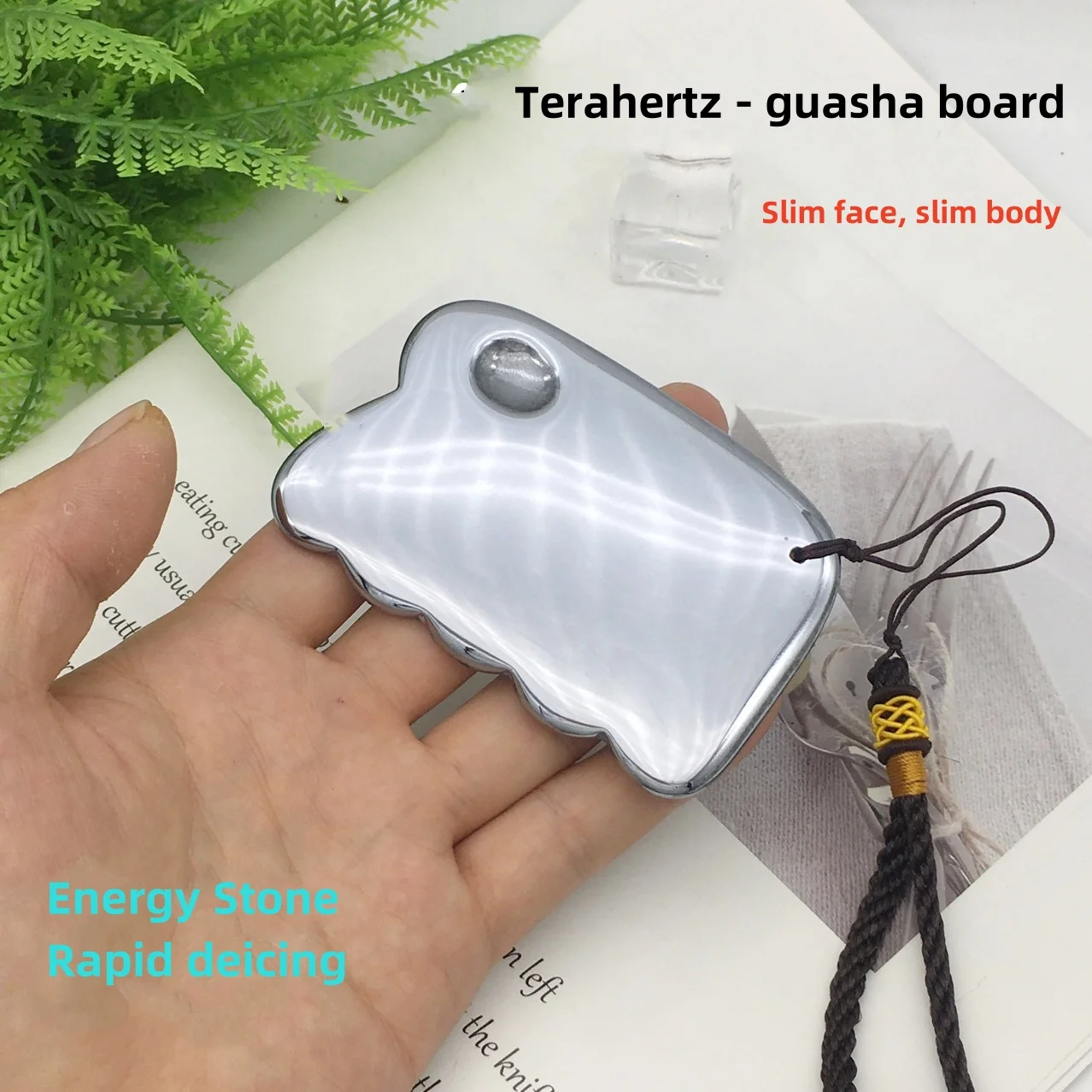 Best Selling Terahertz Gua Sha Massage Scraping Tool Skin Spa Facial Beauty Mini Massager Health Care Product