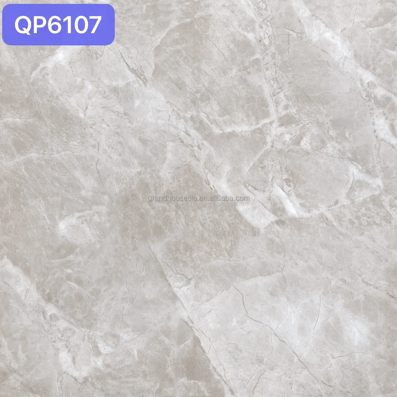 Foshan supply cararra design porcelain floor tile 600x600 Beige marble look tile porcelanato Apartment floor tile