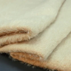 Ready to ship  62% alpaca 27% wool 830 g/m woolen boucle fabric for winter