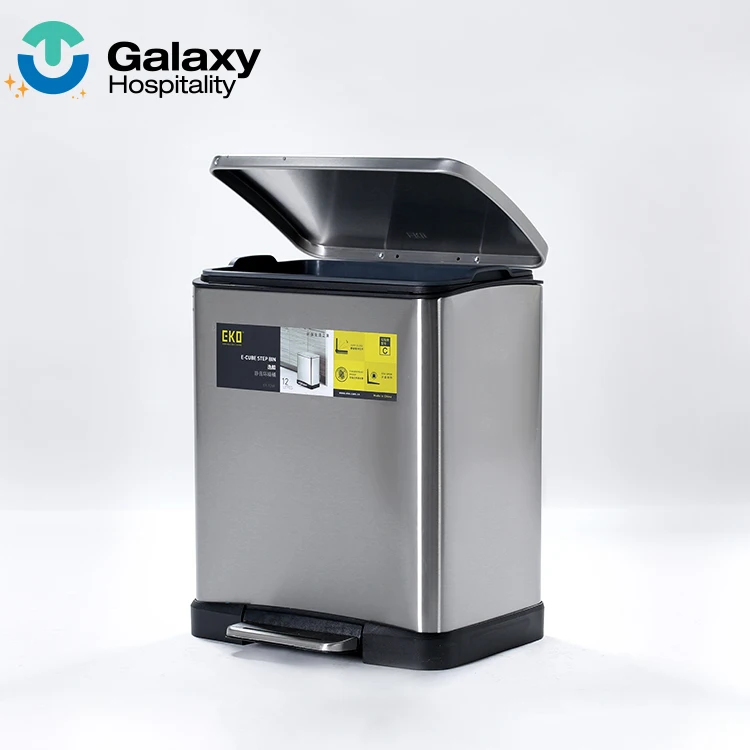 Hospital Guest Room Airtight Foot Pedal Rubbish Garbage Bin Waste Dusbin Waste Bin Hotel Room