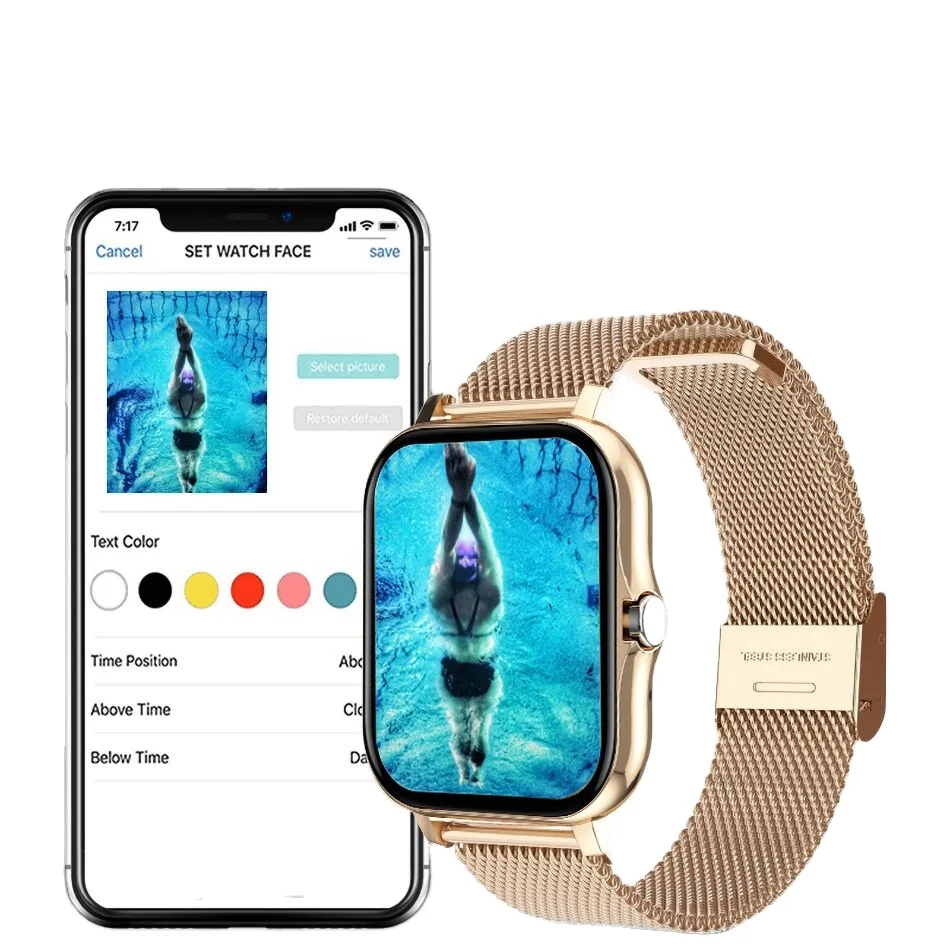 Private Design IOS Android Smartwatch Men Women Sport Pedometer Fitness Bracelet Smart Watch