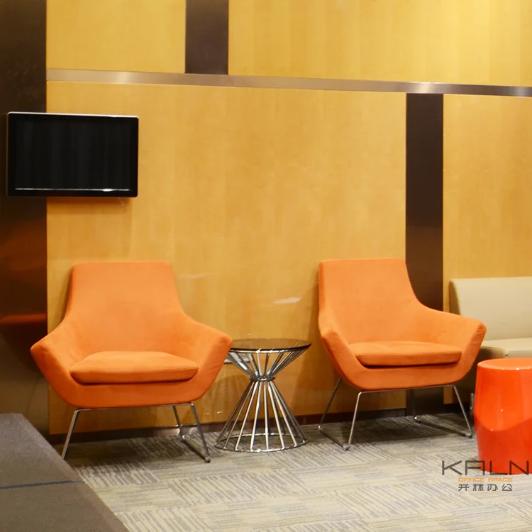 Factory directly sell office furniture trade assurance fabric office sofa set waiting area small office leisure couch