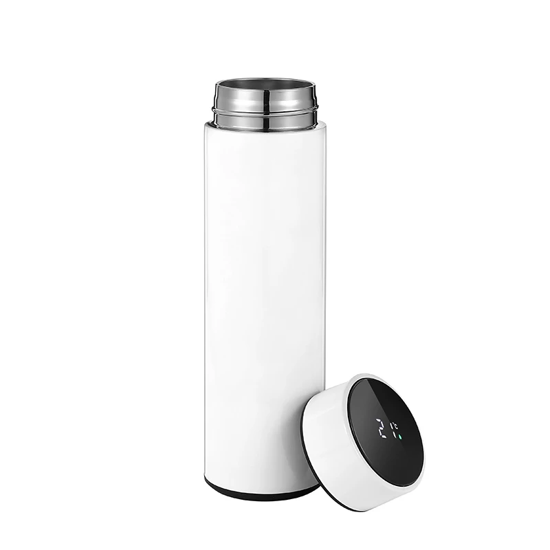 everich wholesale 500ml stainless steel water bottle with led temperature remind display vacuum flask Double Walled by the bulk