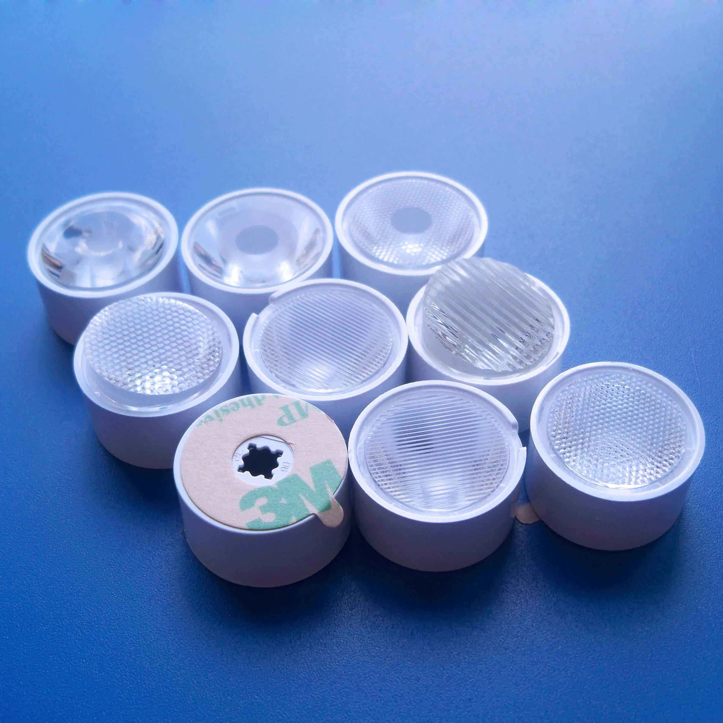 Diameter 21.5mm Lens With Holder And Tape For Xpe Oslon 3535 3030  Leds HX-CPM Series lens