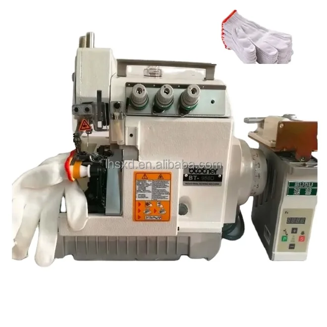 Direct drive up and down feeding synchronous overlock sewing machine thick material edge banding machine