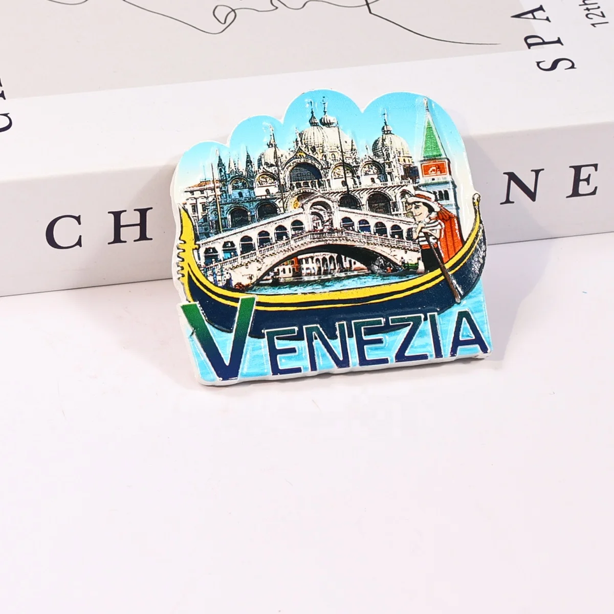 Personalized Custom 3D Logo printed Italy venezia Basilica di San Marco Souvenir Polyresin Resin Fridge Magnet Fridge Magnet