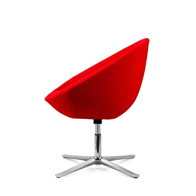 
Modern Polished Legs Soft Commercial Leisure Rotate Chair in Waiting Area 