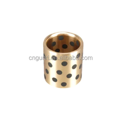Oilless bearing bushing with graphite bronze bushings for slide bearing