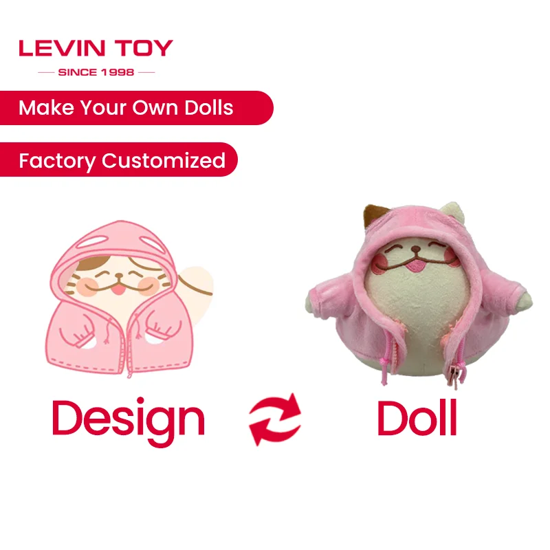 custom kawaii Cat plush toy big eyes cat stuffed animals toy Manufacturer Made Dolls Design Custom Logo Plush