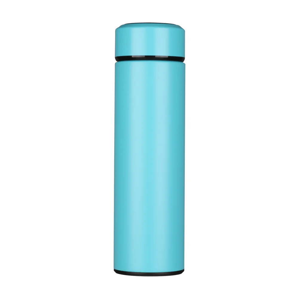 Double Wall Stainless Steel Vacuum Flask, Mug Water Bottle Electric, Reusable Tumbler with Hand Shank